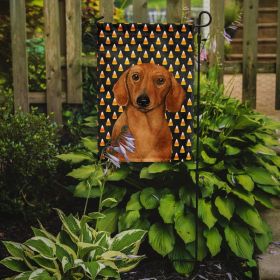 Dachshund #2 Candy Corn Halloween Garden
