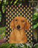 Dachshund #2 Candy Corn Halloween Garden