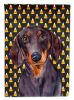 Dachshund #3 Candy Corn Halloween Garden