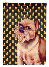 Brussels Griffon #2 Candy Corn Halloween Garden Flag