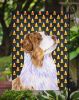 Australian Shepherd Candy Corn Halloween Garden Flag