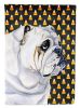Bulldog Candy Corn Halloween Garden Flag