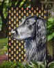 Flat Coated Retriever Candy Corn Halloween Garden Flag