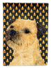 Border Terrier 1 Candy Corn Halloween Garden Flag