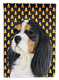 Cavalier King Charles Spaniel Candy Corn Halloween Garden Flag