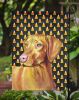 Vizsla Candy Corn Halloween Garden Flag