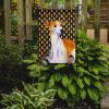 Whippet Candy Corn Halloween Garden Flag