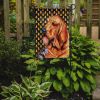 Bloodhound Candy Corn Halloween Garden Flag