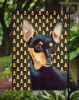 Min Pin Candy Corn Halloween Garden Flag