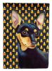 Min Pin Candy Corn Halloween Garden Flag