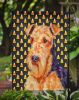 Airedale Candy Corn Halloween Garden Flag