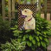 Labrador Retriever Candy Corn Halloween Garden Flag