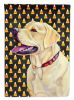 Labrador Retriever Candy Corn Halloween Garden Flag