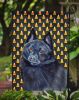 Schipperke Candy Corn Halloween Garden Flag
