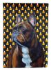 French Bulldog #2 Candy Corn Halloween Garden Flag