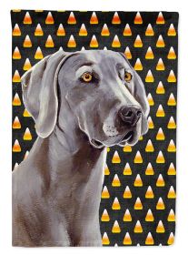 Weimaraner Candy Corn Halloween Garden Flag