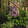Newfoundland Candy Cane Christmas Garden Flag