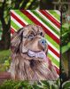 Newfoundland Candy Cane Christmas Garden Flag