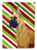 Great Dane Candy Cane Christmas Garden Flag
