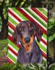 Dachshund #2 Candy Cane Christmas Garden Flag
