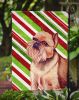 Brussels Griffon Candy Cane Christmas Garden Flag