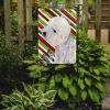 West Highland White Terrier Candy Cane Christmas Garden Flag