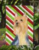 Silky Terrier Candy Cane Christmas Garden Flag