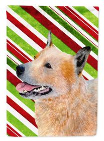 Australian Cattle Dog Candy Cane Christmas Garden Flag