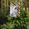 Bulldog Candy Cane Christmas Garden Flag