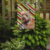 Cairn Terrier Candy Cane Christmas Garden Flag