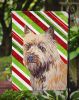 Cairn Terrier Candy Cane Christmas Garden Flag