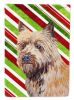 Cairn Terrier Candy Cane Christmas Garden Flag