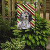 English Setter Candy Cane Christmas Garden Flag