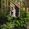 Cavalier King Charles Spaniel Candy Cane Christmas Garden Flag