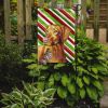 Vizsla Candy Cane Christmas Garden Flag