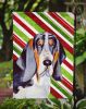 Basset Hound Candy Cane Christmas Garden Flag