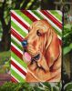 Bloodhound Candy Cane Christmas Garden Flag