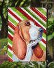 Basset Hound #3 Candy Cane Christmas Garden Flag