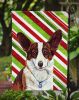Corgi Candy Cane Christmas Garden Flag