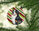 Bernese Mountain Dog Christmas Candy Ceramic Ornament