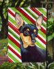 Min Pin Candy Cane Christmas Garden Flag