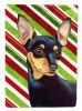 Min Pin Candy Cane Christmas Garden Flag