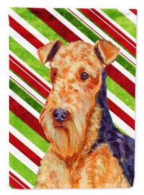 Airedale Terrier Candy Cane Christmas Garden Flag