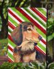 Dachshund #3 Candy Cane Christmas Garden Flag