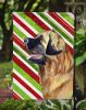 Leonberger Candy Cane Christmas Garden Flag