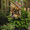 Tibetan Spaniel Candy Cane Christmas Garden Flag