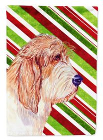Petit Basset Griffon Vendeen Candy Cane Christmas Garden Flag