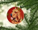 Bloodhound Christmas Snowflakes Ornament