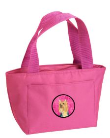 Silky Terrier Pink Lunch Bag