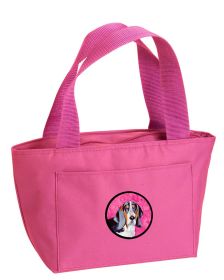 Basset Hound 1 Pink Lunch Bag